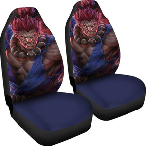 Street Fighter Art Akuma Car Seat Covers Amazing Gitf Universal Fit 173905 - CarInspirations