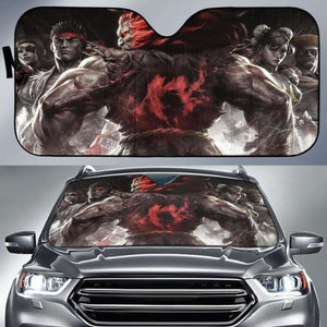 Street Fighter V Car Sun Shades 918b Universal Fit - CarInspirations