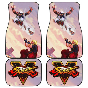 Street Fighter V Ken Vs Rashid Car Floor Mats For Gamer Mn05 Universal Fit 111204 - CarInspirations