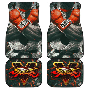 Street Fighter V Ryu Car Floor Mats For Gamer Mn05 Universal Fit 111204 - CarInspirations