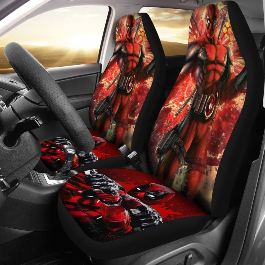 Strong Deadpool Car Seat Covers Universal Fit 225721 - CarInspirations