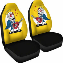 Load image into Gallery viewer, Sugar Skull Rockstar Car Seat Covers Universal Fit 053012 - CarInspirations