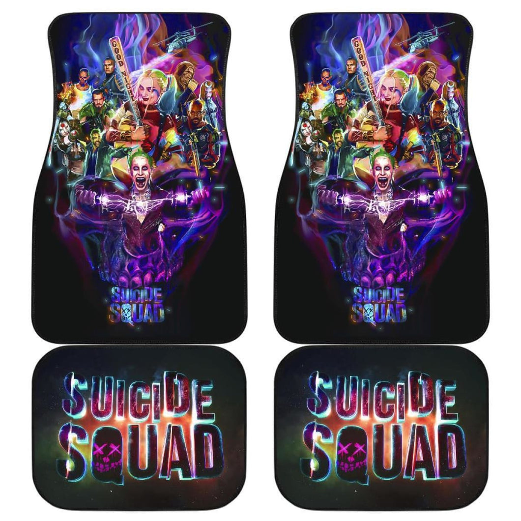Suicide Squad Art Car Seat Covers Movie Fan Gift H031020 Universal Fit 225311 - CarInspirations