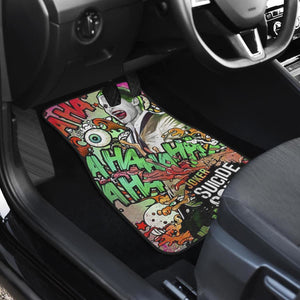Suicide Squad Car Floor Mats Joker Villains Movie Fan Gift H031120 Universal Fit 225311 - CarInspirations