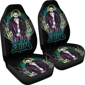 Suicide Squad Car Seat Covers Joker Villains Movie Fan Gift H031020 Universal Fit 225311 - CarInspirations