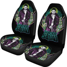 Load image into Gallery viewer, Suicide Squad Car Seat Covers Joker Villains Movie Fan Gift H031020 Universal Fit 225311 - CarInspirations