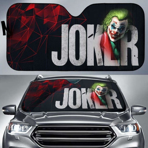 Suicide Squad Joker Car Sun Shades Movie Fan Gift Universal Fit 051012 - CarInspirations