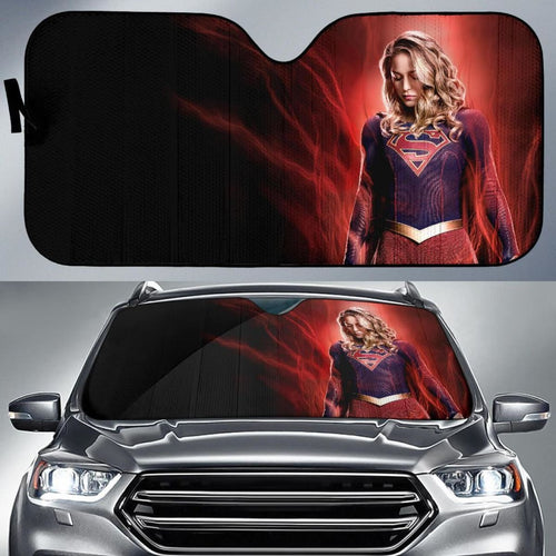 Super Girl New Car Sun Shade Universal Fit 225311 - CarInspirations