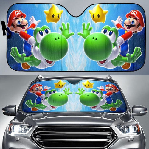 Super Mario Bros Galaxy Auto Sun Shades Mn05 Universal Fit 111204 - CarInspirations