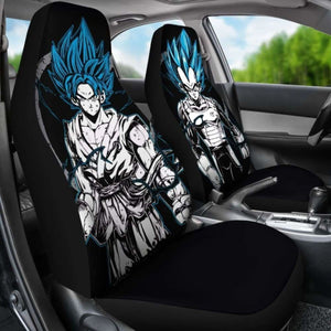 Super Saiyan Blue Dragon Ball Car Seat Cover (Set Of 2) Universal Fit 051012 - CarInspirations
