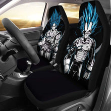 Load image into Gallery viewer, Super Saiyan Blue Dragon Ball Car Seat Cover (Set Of 2) Universal Fit 051012 - CarInspirations