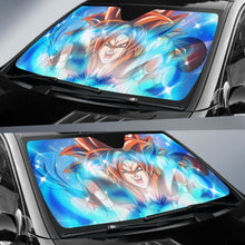 Load image into Gallery viewer, Super Saiyan Dragon Ball Super Hd Car Sun Shade Universal Fit 225311 - CarInspirations