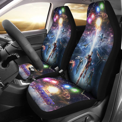 Superheroes Vs Infinity Gauntlet Avengers Endgame Marvel Car Seat Covers Mn04 Universal Fit 225721 - CarInspirations