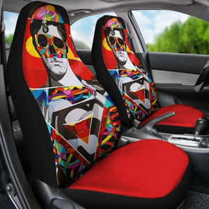 Superman Car Seat Covers 1 Universal Fit 051012 - CarInspirations