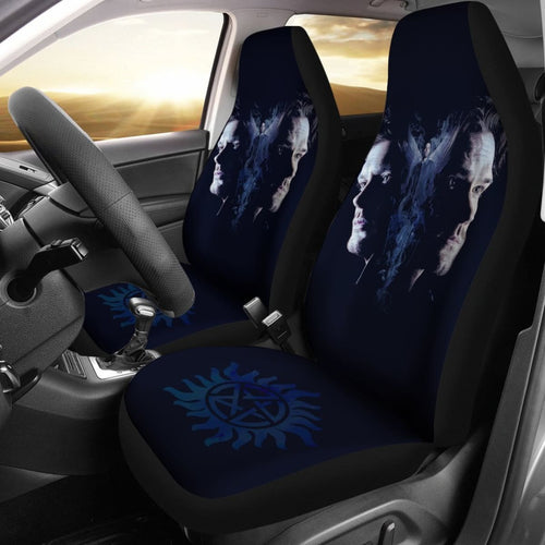 Supernatural Art Car Seat Covers Movie Fan Gift H040320 Universal Fit 225311 - CarInspirations