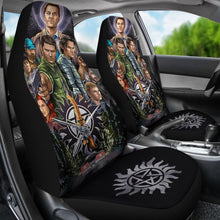 Load image into Gallery viewer, Supernatural Car Seat Covers American Tv Series H040320 Universal Fit 225311 - CarInspirations
