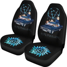 Load image into Gallery viewer, Supernatural Chibi Cute Car Seat Covers Movie H040320 Universal Fit 225311 - CarInspirations