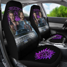 Load image into Gallery viewer, Supernatural Fan Art Car Seat Covers Movie Fan Gift H040320 Universal Fit 225311 - CarInspirations