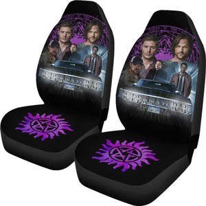 Supernatural Fan Art Car Seat Covers Movie Fan Gift H040320 Universal Fit 225311 - CarInspirations