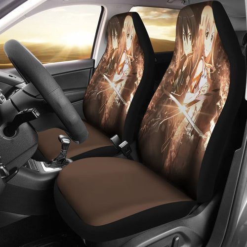 Sword Art Online Seat Covers Amazing Best Gift Ideas 2020 Universal Fit 090505 - CarInspirations