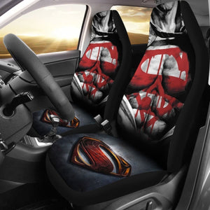 Symbol Chest Superman Car Seat Covers Lt04 Universal Fit 225721 - CarInspirations