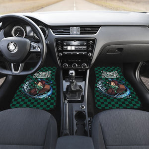 Tanjiro Demon Slayer Uniform Car Floor Mats Anime Universal Fit 175802 - CarInspirations