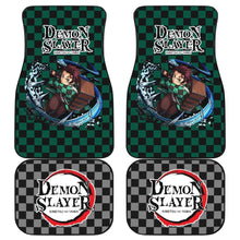 Load image into Gallery viewer, Tanjiro Demon Slayer Uniform Car Floor Mats Anime Universal Fit 175802 - CarInspirations