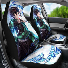 Load image into Gallery viewer, Tanjiro Kamado Anime Car Seat Covers Kimetsu No Yaiba Universal Fit 051012 - CarInspirations