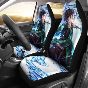 Tanjiro Kamado Anime Car Seat Covers Kimetsu No Yaiba Universal Fit 051012 - CarInspirations