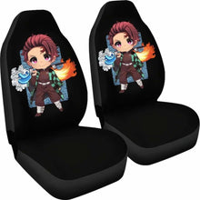 Load image into Gallery viewer, Tanjiro Kamado Car Seat Covers Kimetsu No Yaiba Anime Universal Fit 051012 - CarInspirations