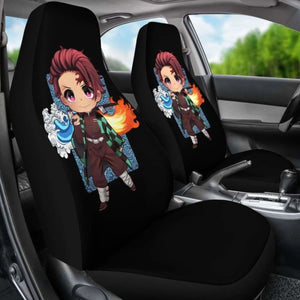 Tanjiro Kamado Car Seat Covers Kimetsu No Yaiba Anime Universal Fit 051012 - CarInspirations