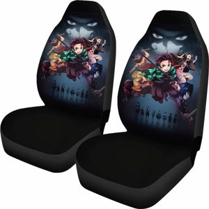 Tanjiro Kamado Kimetsu No Yaiba Anime Fan Car Seat Covers Universal Fit 051012 - CarInspirations