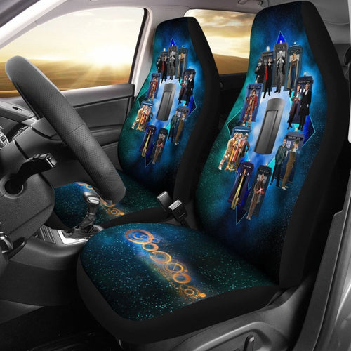 Tardis Telephone Doctor Who Car Seat Covers Mn05 Universal Fit 225721 - CarInspirations