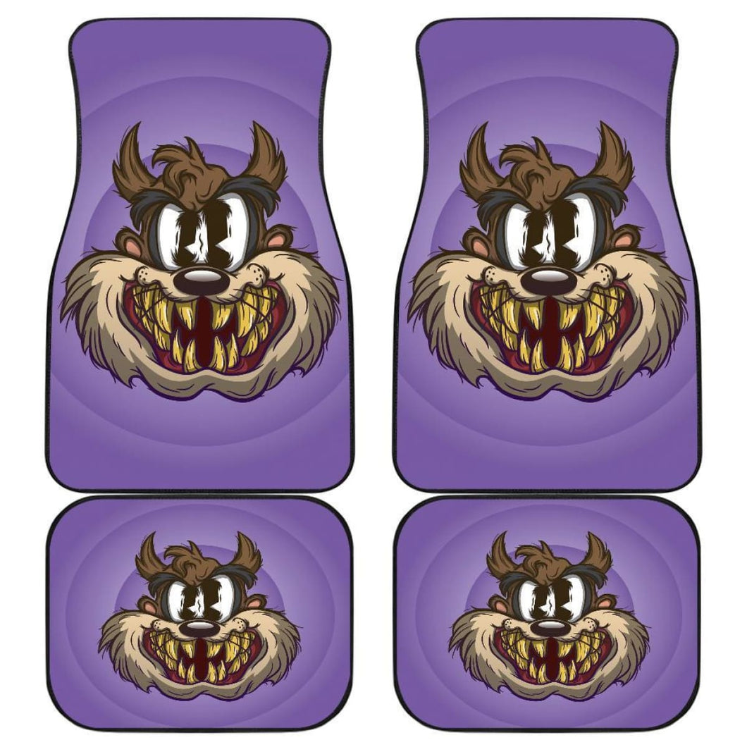 Tasmanian Devil Car Floor Mats Looney Tunes Cartoon H200212 Universal Fit 225311 - CarInspirations