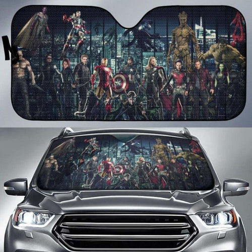 Team Avengers Car Sun Shades Marvel Movie Fan Gift Universal Fit 051012 - CarInspirations