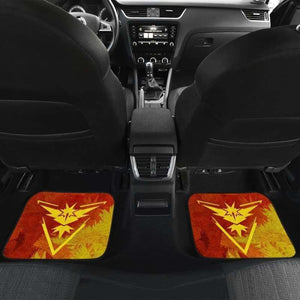 Team Instinct Zapdos Pokemon Car Floor Mats Universal Fit 051912 - CarInspirations