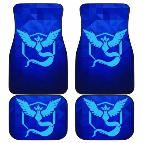 Team Mystic Articuno Pokemon Car Floor Mats Universal Fit 051912 - CarInspirations