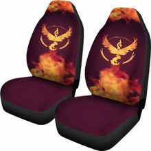 Load image into Gallery viewer, Team Valor Moltres Pokemon Car Seat Covers Universal Fit 051312 - CarInspirations