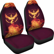 Load image into Gallery viewer, Team Valor Moltres Pokemon Car Seat Covers Universal Fit 051312 - CarInspirations