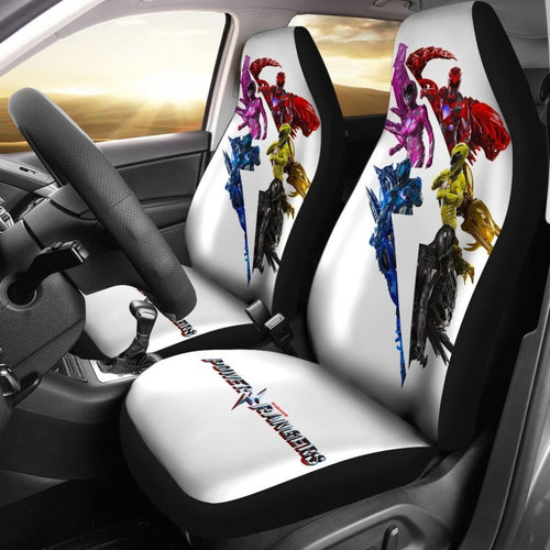 Teen Heroes To The Rescue SanbanS Power Rangers Car Seat Covers Mn04 Universal Fit 225721 - CarInspirations