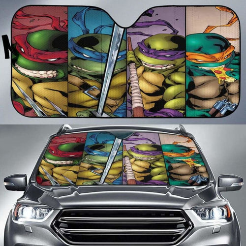 Teenage Mutant Ninja Turtles Car Auto Sun Shades Universal Fit 051312 - CarInspirations