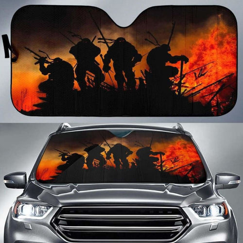 Teenage Mutant Ninja Turtles Car Sun Shades 1 918b Universal Fit - CarInspirations
