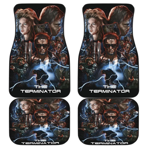 Terminator 1984 Art Car Floor Mats The Terminator Movie H040620 Universal Fit 225311 - CarInspirations