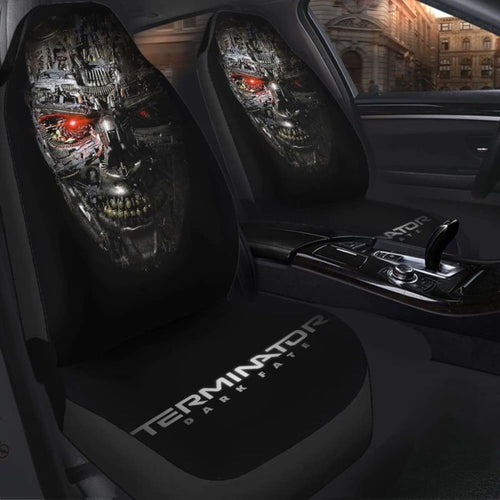 Terminator 6 Dark Fate Seat Covers 1 101719 Universal Fit - CarInspirations
