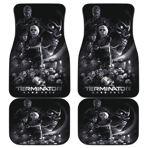 Terminator Dark Fate Art Car Floor Mats Movie Fan Gift H040620 Universal Fit 225311 - CarInspirations