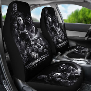 Terminator Dark Fate Art Car Seat Covers Movie Fan Gift H040620 Universal Fit 225311 - CarInspirations