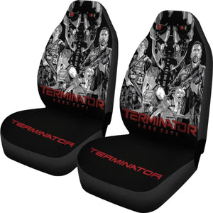 Terminator Dark Fate Art Car Seat Covers Movie Fan Gift H040620 Universal Fit 225311 - CarInspirations