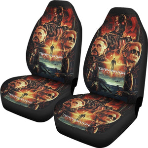 Terminator Dark Fate Car Seat Covers Movie Fan Gift H040620 Universal Fit 225311 - CarInspirations