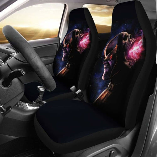 Thanos And Death Car Seat Covers Universal Fit 051012 - CarInspirations