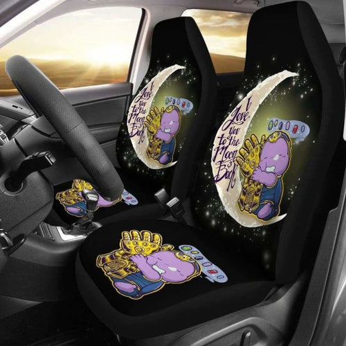 Thanos Love Infinity Gauntlet Car Seat Covers Universal Fit 051012 - CarInspirations